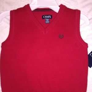 Chaps V neck sweater vest